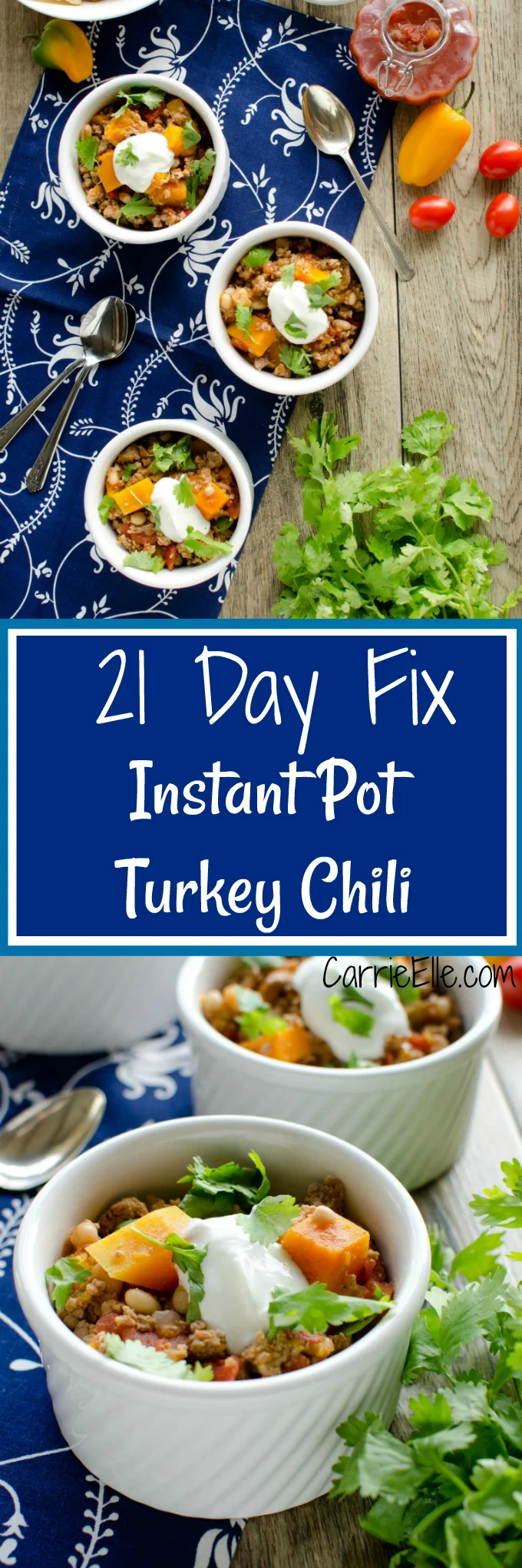 21 Day Fix Instant Pot Turkey Chili Carrie Elle